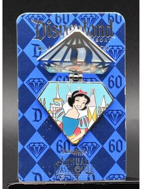 Disney DLR Diamond Celebration 60th Annual Passholder Snow White LE Pin (C7)